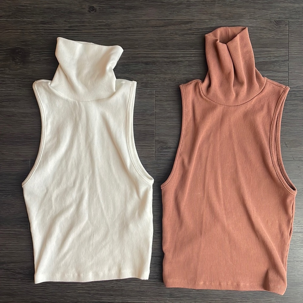 Zara Turtleneck Crop Top
